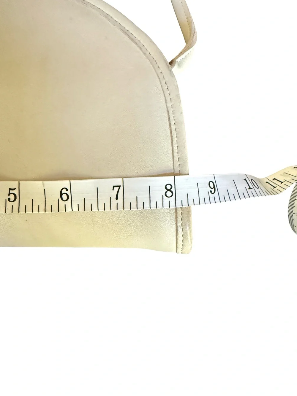 Vintage Coach Kimball Half-Moon Cream Crossbody Bag 1050-335